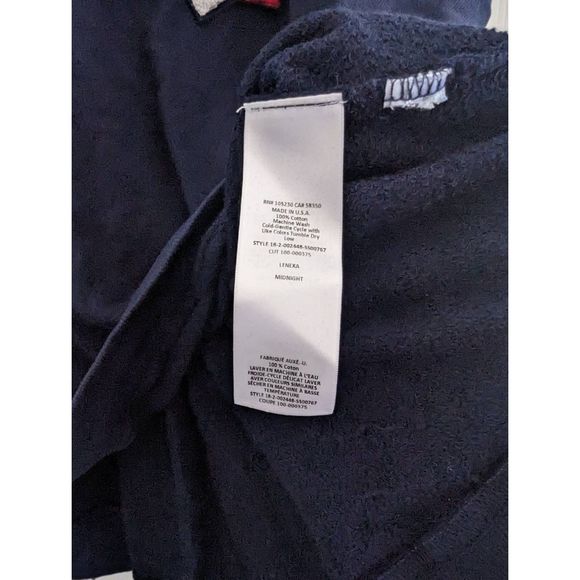 JOIE Lenexa Sail Away Nautical Tie Back Sweatshirt - Picture 5 of 5